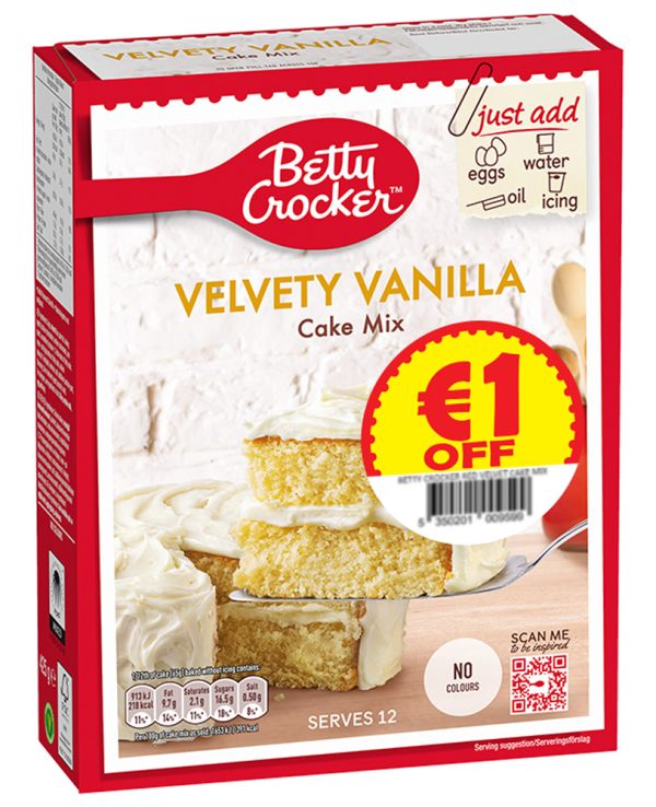 BETTY CROCKER VELVETY VANILLA SAVE E1